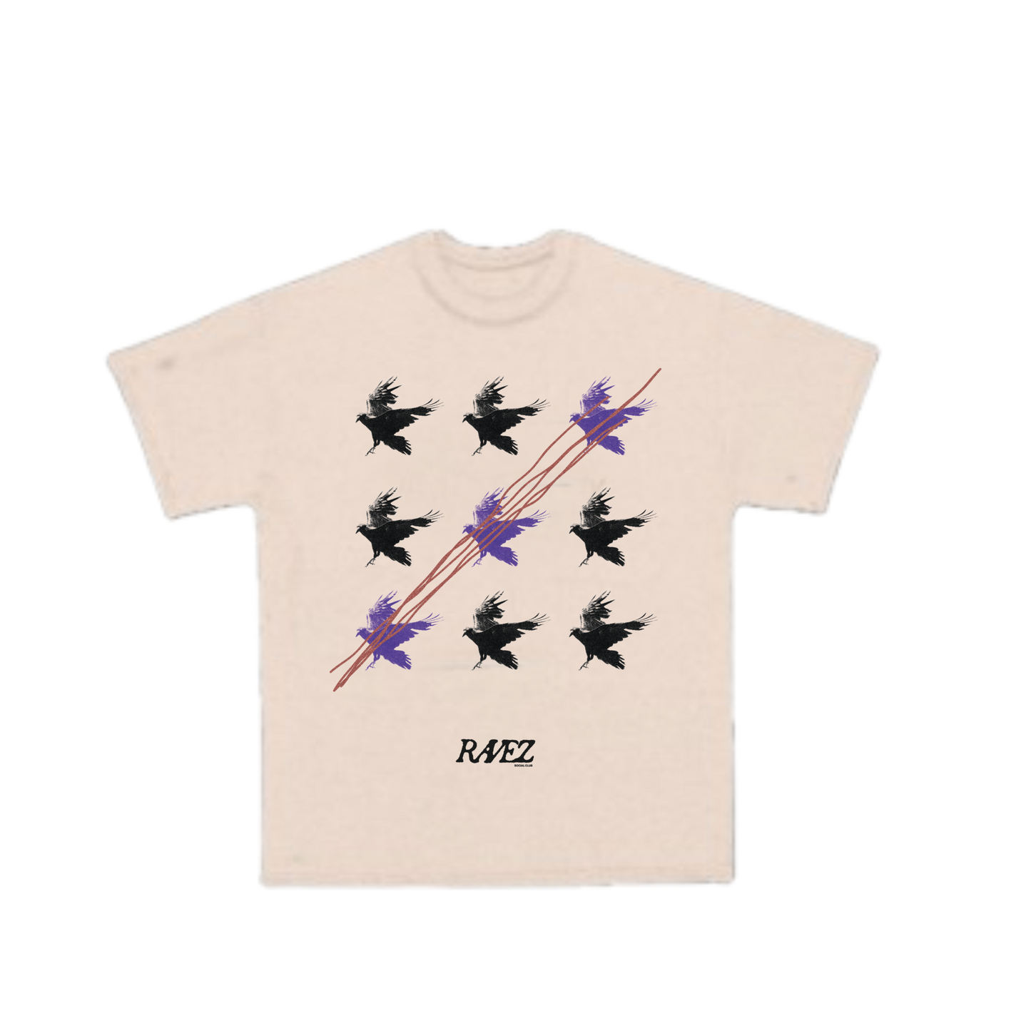 RAVEZ Tic Tac Tee Off-White