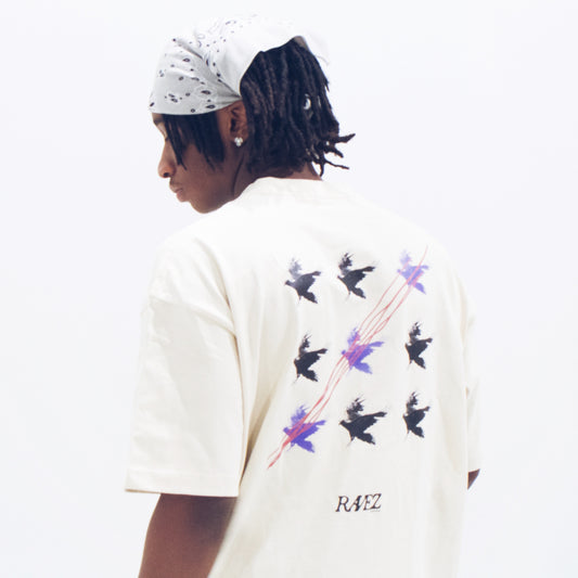 RAVEZ Tic Tac Tee Off-White